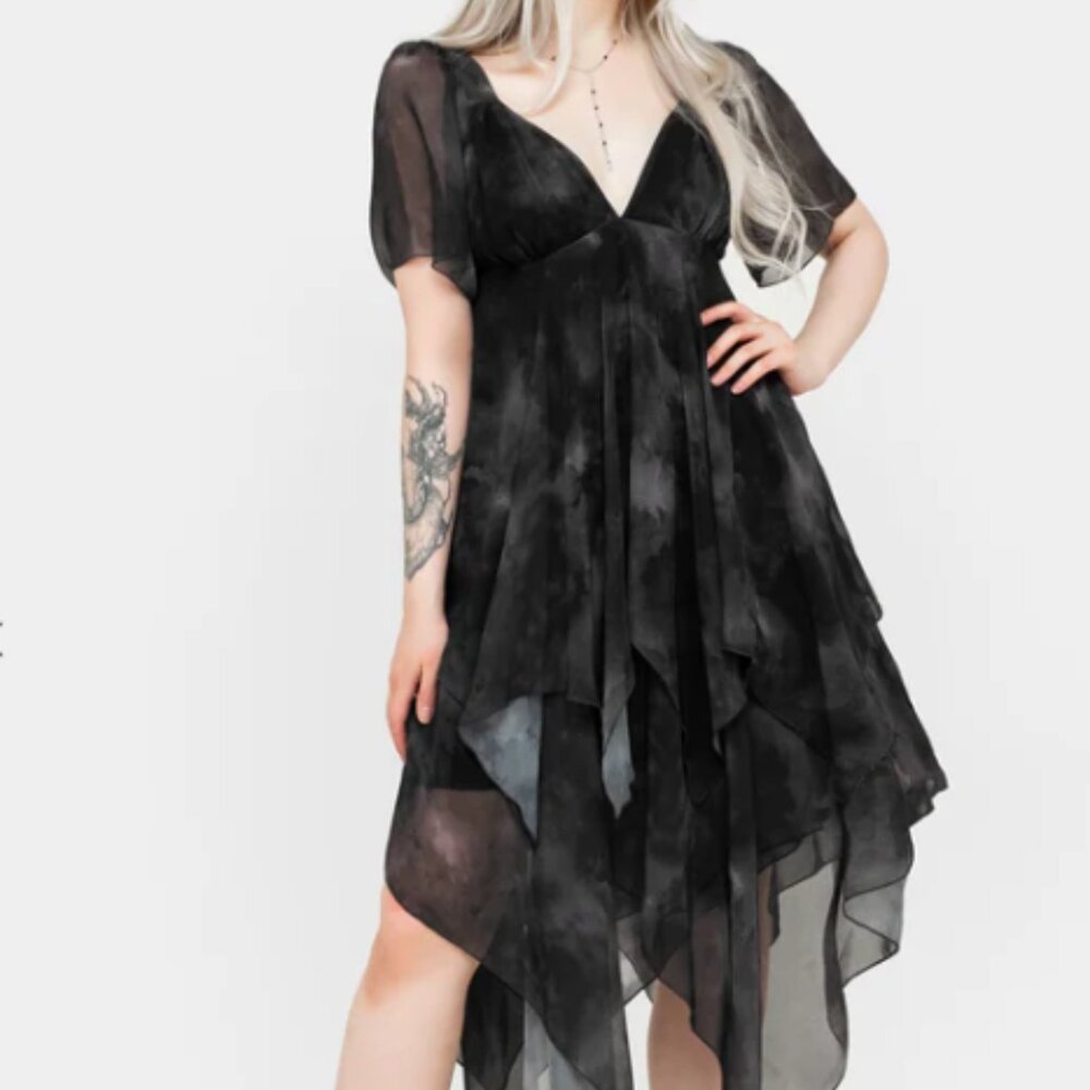 Disturbia Tempest Layered Midi Dress